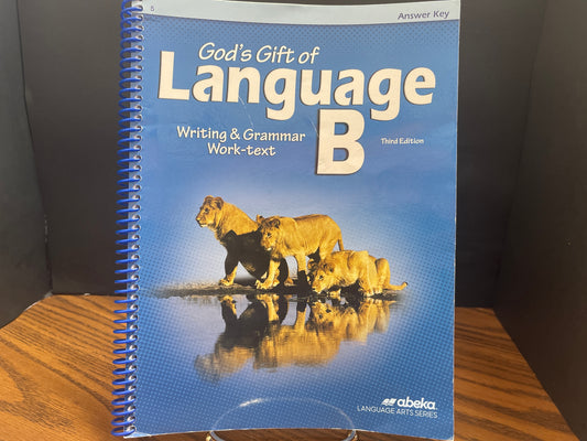 God's Gift of Language B third ed key