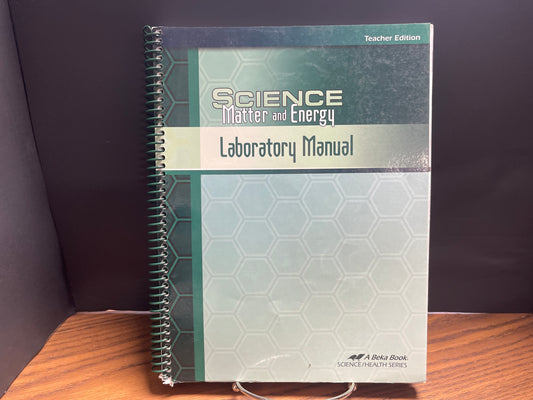 Science Matter and Energy Lab Manual Teacher Edition