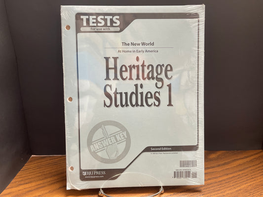 Heritage Studies 1 second ed tests key