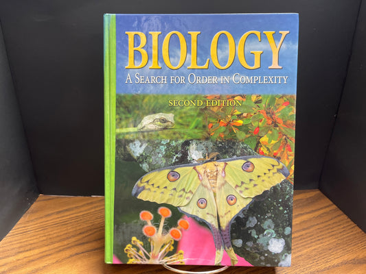 Biology A Search for Order in Complexity text
