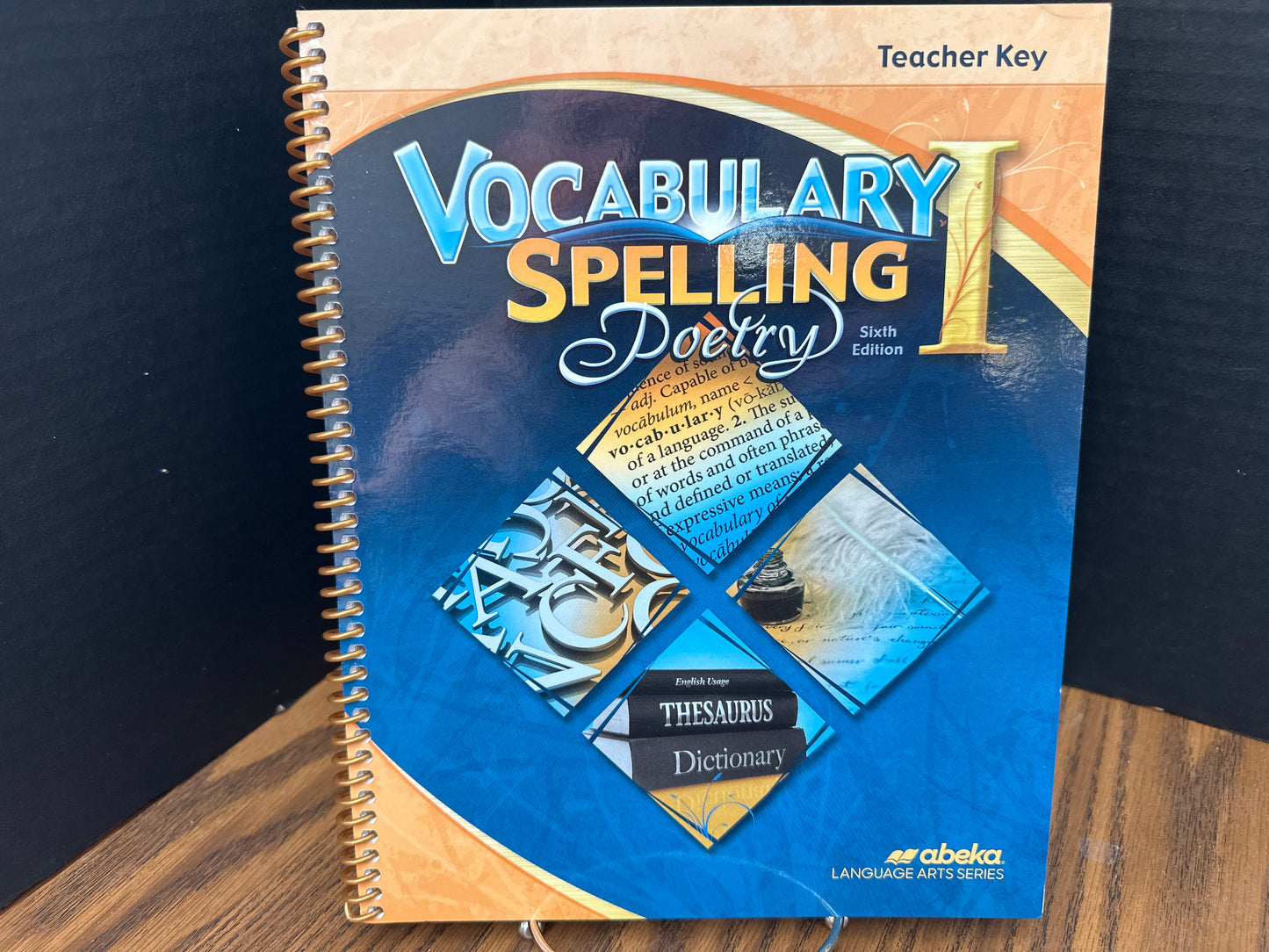 Vocabulary Spelling Poetry I sixth edition teacher key