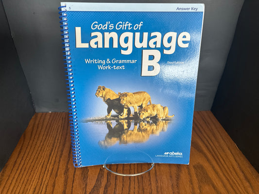 God's Gift of Language B third ed key