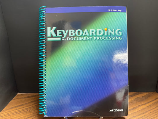 Keyboarding & Document Processing Solution Key