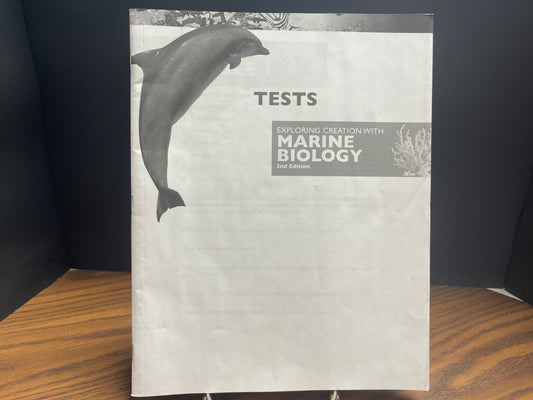 Exploring Creation with Marine Biology tests